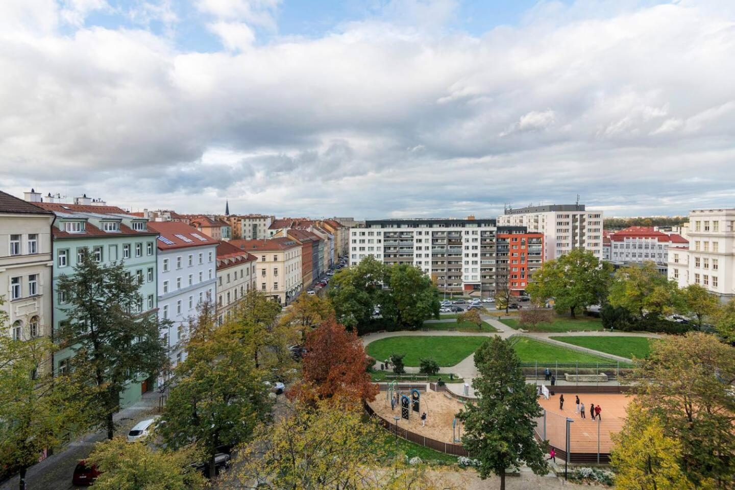 Residence Vinohrad Prag Exteriör bild