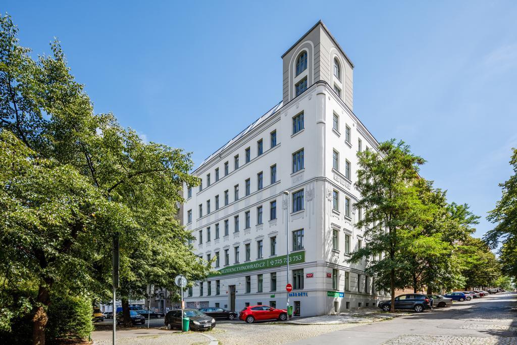 Residence Vinohrad Prag Exteriör bild